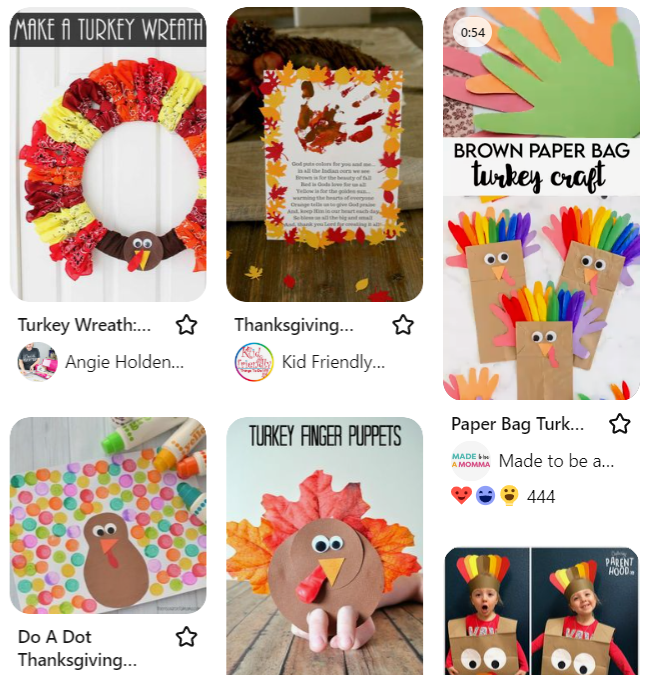 Thanksgiving Crafts for Kids